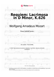 undefined Wolfgang Amadeus Mozart - Requiem: Lacrimosa in D Minor, K.626
