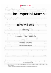 Noten, Akkorde John Williams - The Imperial March