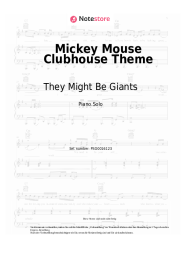 Noten, Akkorde They Might Be Giants - Mickey Mouse Clubhouse Theme