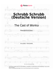 Noten, Akkorde The Cast of Wonka - Schrubb Schrubb (Deutsche Version)