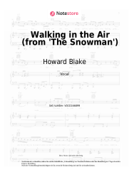 undefined Howard Blake, Peter Auty - Walking in the Air (from 'The Snowman')