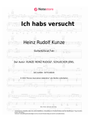 undefined Heinz Rudolf Kunze - Ich habs versucht 