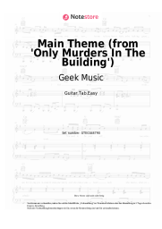 Noten, Akkorde Geek Music - Main Theme (from 'Only Murders In The Building')
