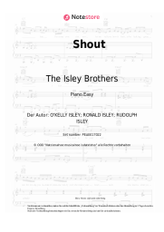 Noten, Akkorde The Isley Brothers - Shout