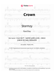 Noten, Akkorde Stormzy - Crown