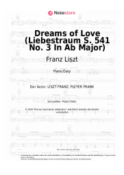 undefined Franz Liszt - Dreams of Love (Liebestraum S. 541 No. 3 In Ab Major) 