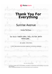 undefined Sunrise Avenue - Thank You For Everything