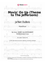 Noten, Akkorde Ja'Net DuBois - Movin' On Up (Theme to The Jeffersons)
