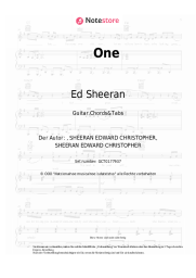 undefined Ed Sheeran - One