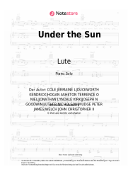Noten, Akkorde Dreamville, J. Cole, DaBaby, Lute - Under the Sun