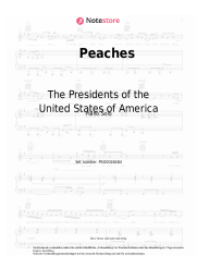 Noten, Akkorde The Presidents of the United States of America - Peaches