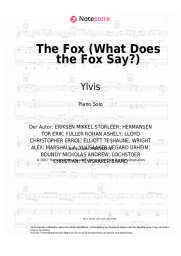Noten, Akkorde Ylvis - The Fox (What Does the Fox Say?)