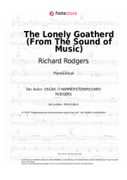 Noten, Akkorde Richard Rodgers - The Lonely Goatherd (From The Sound of Music)