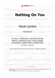 Noten, Akkorde Ed Sheeran, Dave, Paulo Londra - Nothing On You