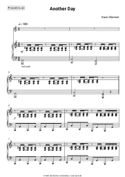 Noten, Akkorde Basic Element - Another Day