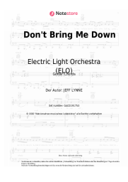 undefined Electric Light Orchestra (ELO) - Don't Bring Me Down