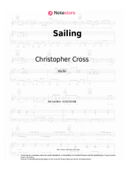 Noten, Akkorde Christopher Cross - Sailing