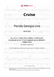 Noten, Akkorde Florida Georgia Line - Cruise