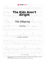 Noten, Akkorde The Offspring - The Kids Aren't Alright