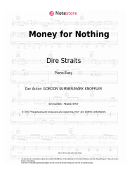 Noten, Akkorde Dire Straits - Money for Nothing