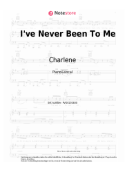 Noten, Akkorde Charlene - I've Never Been To Me