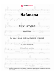 Noten, Akkorde Afric Simone - Hafanana