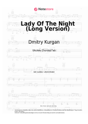 Noten, Akkorde Dmitry Kurgan - Lady Of The Night (Long Version)
