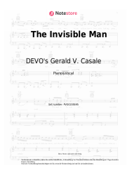 Noten, Akkorde DEVO's Gerald V. Casale - The Invisible Man