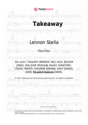 Noten, Akkorde The Chainsmokers, Illenium, Lennon Stella - Takeaway