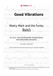 Noten, Akkorde Marky Mark and the Funky Bunch - Good Vibrations