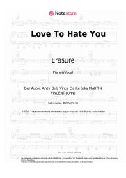undefined Erasure - Love To Hate You