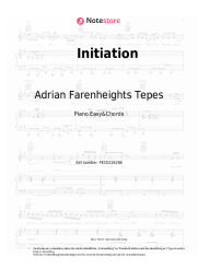 Noten, Akkorde Adrian Farenheights Tepes - Initiation