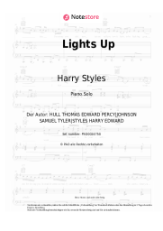 Noten, Akkorde Harry Styles - Lights Up