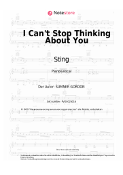 undefined Sting - I Can't Stop Thinking About You