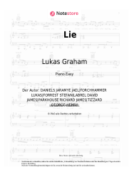 Noten, Akkorde Lukas Graham - Lie