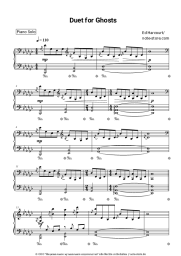 Noten, Akkorde Ed Harcourt - Duet For Ghosts