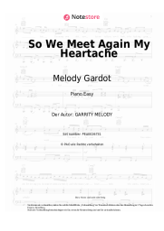 Noten, Akkorde Melody Gardot - So We Meet Again My Heartache