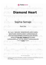 Noten, Akkorde Alan Walker, Sophia Somajo - Diamond Heart