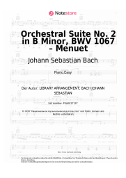 undefined Johann Sebastian Bach - Orchestral Suite No. 2 in B Minor, BWV 1067 – Menuet