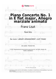 Noten, Akkorde Franz Liszt - Piano Concerto No. 1 in E flat major, Allegro marziale animato