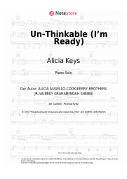 Noten, Akkorde Alicia Keys - Un-Thinkable (I’m Ready)