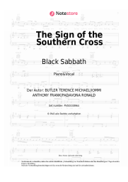 Noten, Akkorde Black Sabbath - The Sign of the Southern Cross