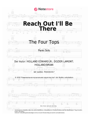 Noten, Akkorde The Four Tops - Reach Out I'll Be There