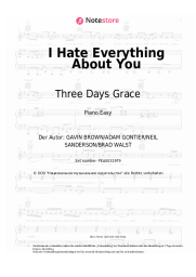 undefined Three Days Grace - I Hate Everything About You