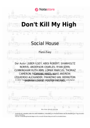Noten, Akkorde Lost Kings, Wiz Khalifa, Social House - Don't Kill My High