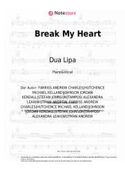 undefined Dua Lipa - Break My Heart