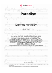 Noten, Akkorde Meduza, Dermot Kennedy - Paradise
