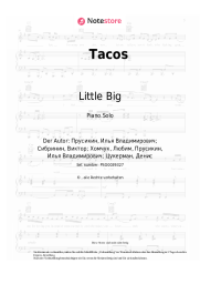 Noten, Akkorde Little Big - Tacos