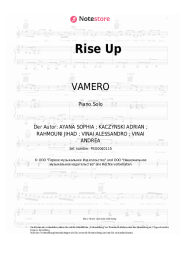 Noten, Akkorde Vinai, VAMERO - Rise Up