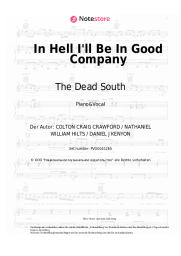 Noten, Akkorde The Dead South - In Hell I'll Be In Good Company